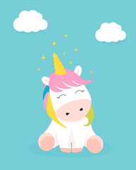 baby child in the sky