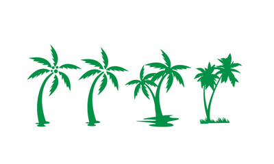 Fototapeta na wymiar palmiers vectoriel