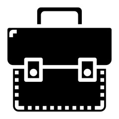 Briefcase glyph icon