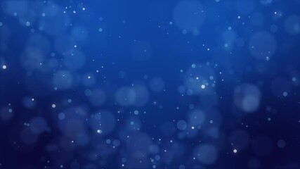 a particle shining like a blue sea. Gradient background with loop playback - Powered by Adobe