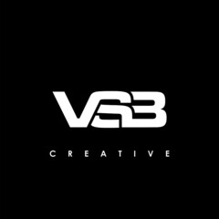 VSB Letter Initial Logo Design Template Vector Illustration