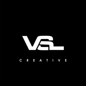 VSL Letter Initial Logo Design Template Vector Illustration