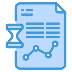 Project blue outline icon