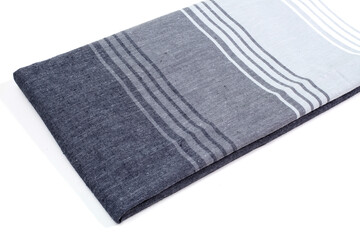 Classical Bath, Peshtemal Turkish towel folded textile for spa, beach, pool, light travel, healthy fashion and gifts. Traditional turkish bath material