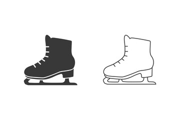 Skating shoes icon set- From Fitness, Health and activity icons, sports icons