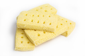 homemade traditional butter shortbread biscuit