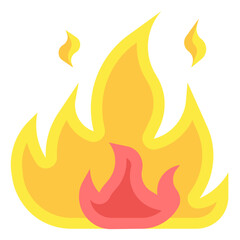 fire flat icon
