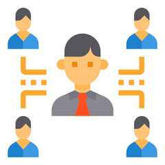 Businessman flat icon
