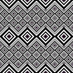Abstract ethnic geometric seamless pattern