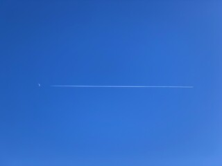 Sky and plane.