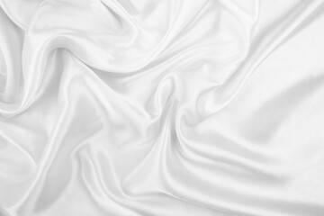 Obraz premium white background, closeup texture of cloth