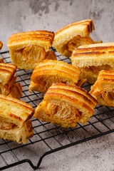 Roti Bakar Bandung or Bandung Bread Toast is Popular Street Food from Bandung. Roti bakar refers to toast, served often with butter, cheese, stwarberry jam, Green tea, crushed peanuts and sugar,