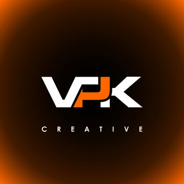 VPK Letter Initial Logo Design Template Vector Illustration