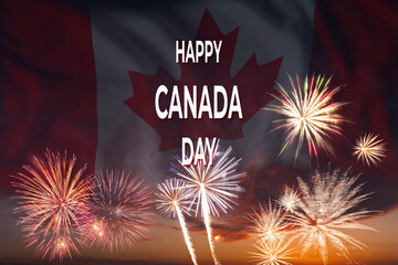 Holiday card for Canada day