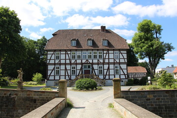 Fototapeta na wymiar Der Mallinckrodthof in Borchen
