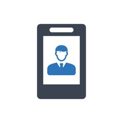 Mobile profile icon