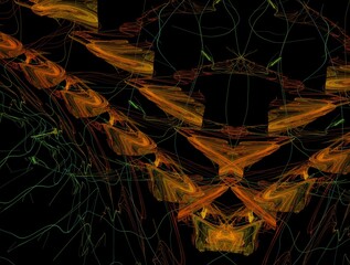 Imaginatory fractal background generated Image