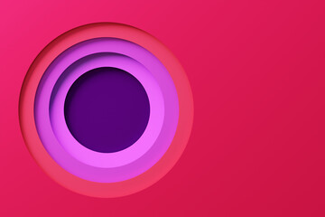 Obraz premium 3D illustration with a vast empty space for a text