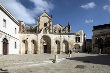 Fototapeta na wymiar Matera. Basilicata. Chiesa di San Giovanni Battista 