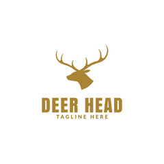 head deer logo vector design. for logo templates