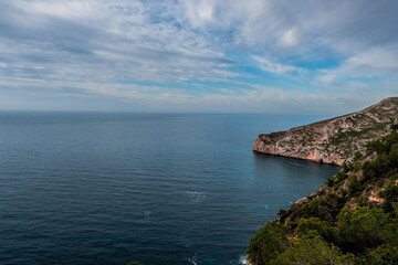 Fototapeta premium The Granadella cove in Javea, Spain.
