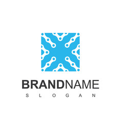 Abstract Chain Logo Design Vector