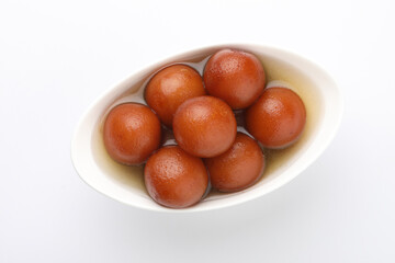 Gulab Jamun Indian Dessert or Sweet Dish