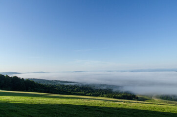 Poranek w Bieszczadach 