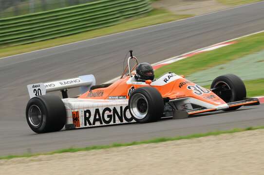 Imola, 6 June 2012: Unknown run on Classic F1 Car 1982 Arrows A4 ex Siegfried Stohr during practice of Imola Classic 2012 on Imola Circuit in Italy.