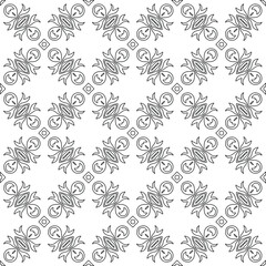 Vector geometric pattern. Repeating elements stylish background abstract ornament for wallpapers and backgrounds. pattern with Black and white color. 