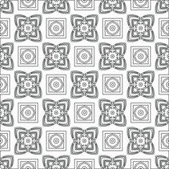 Vector geometric pattern. Repeating elements stylish background abstract ornament for wallpapers and backgrounds. pattern with Black and white color. 