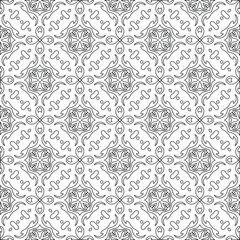 Vector geometric pattern. Repeating elements stylish background abstract ornament for wallpapers and backgrounds. pattern with Black and white color. 