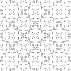 Vector geometric pattern. Repeating elements stylish background abstract ornament for wallpapers and backgrounds. pattern with Black and white color. 