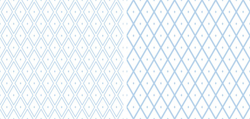 Seamless geometric diamonds patterns.