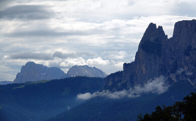 Langkofel und Schlern