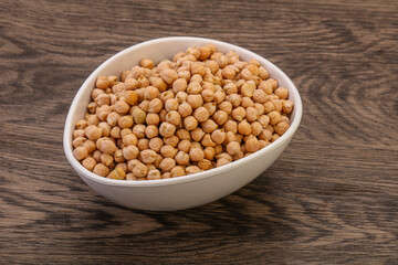 Vegan cuisine - Dry chickpea heap