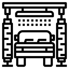 Car Wash line icon