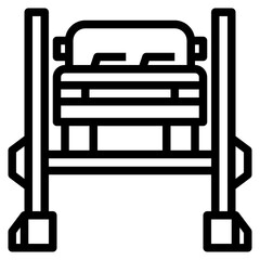 Lifter line icon