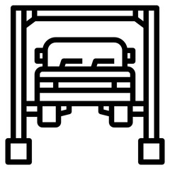 Lifter line icon