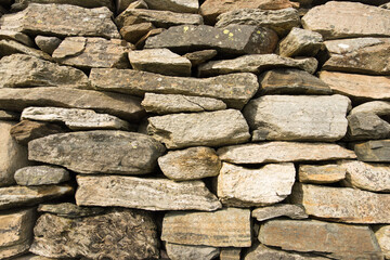stone wall background from Norway