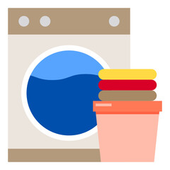 Washing Machine flat icon