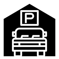 car glyph icon