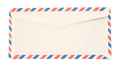 Obraz premium vintage paper envelope isolated on the white