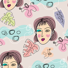 Face women pattern 5