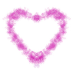 pink heart shape