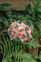 Wedding bouquet close up	