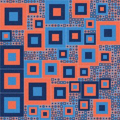 Abstract Geometric Pattern generative computational art illustration