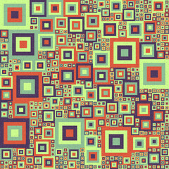 Abstract Geometric Pattern generative computational art illustration