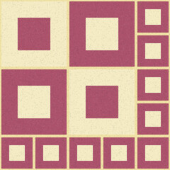 Fototapeta premium Abstract Geometric Pattern generative computational art illustration