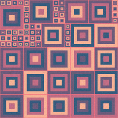 Abstract Geometric Pattern generative computational art illustration